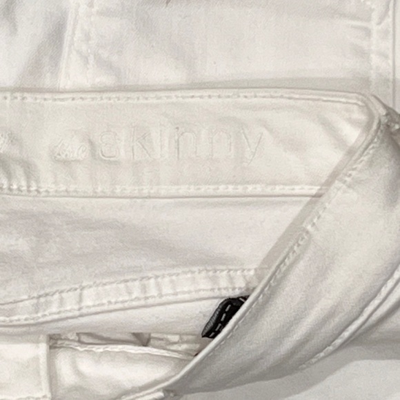 7 For All Mankind White The Skinny Jeans Size 28 Women’s - Picture 6 of 7
